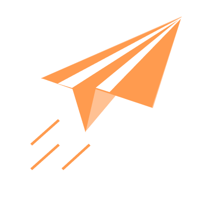 Paper airplane illustration