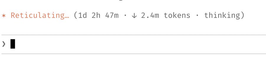 Long-running task with thinking mode