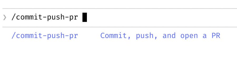 Slash command /commit-push-pr