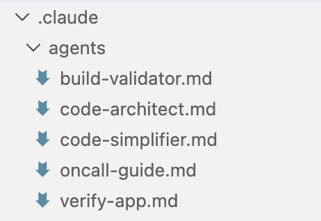 Subagents folder structure