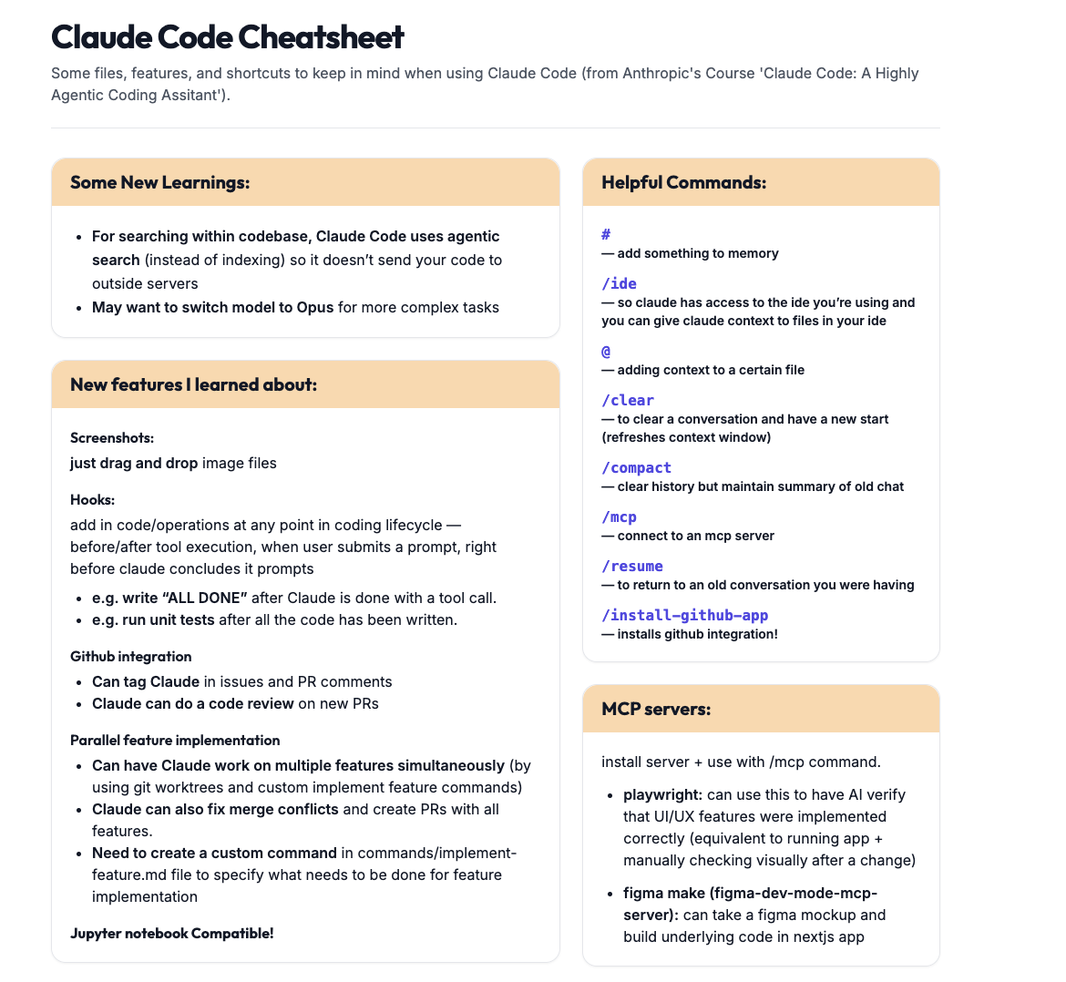 Claude Code Cheatsheet preview